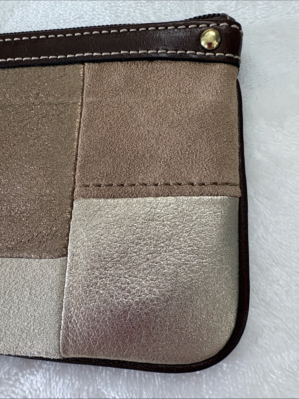 Coach Patchwork Wristlet - Picture 7 of 14